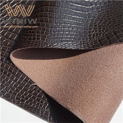 Faux Pu lädertyg för plagg Eco Microfiber Läder