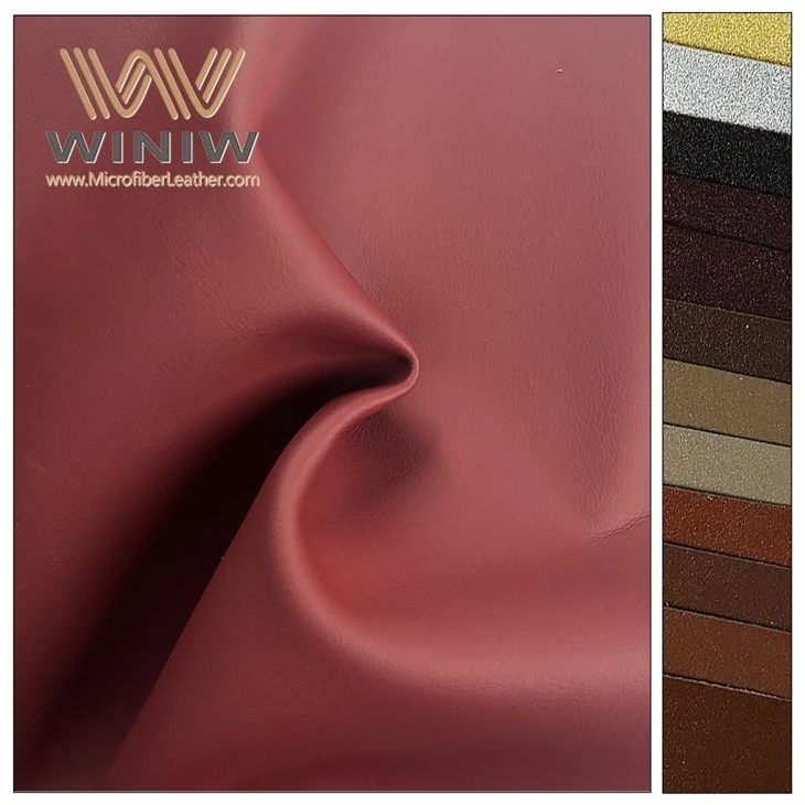 0.5mm Combustion Products Business Microfiber Faux Leather Fabric For Gift Box