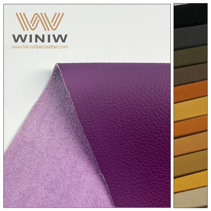 0. 6mm Chemical Resistance Business Making Present Box Microfiber Faux Leather Material