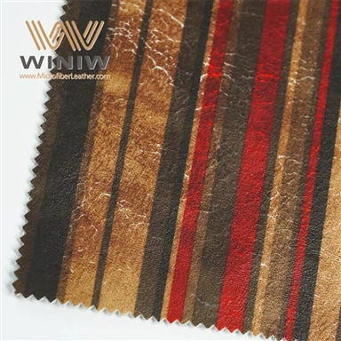 1,4 mm PU mikrofiber läderimitation soffmaterial